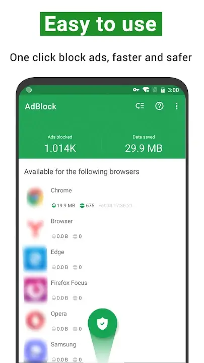 Ad Blocker APK v139.1.4200 Fast Ads Removal Browser Protection App For Android Screenshot