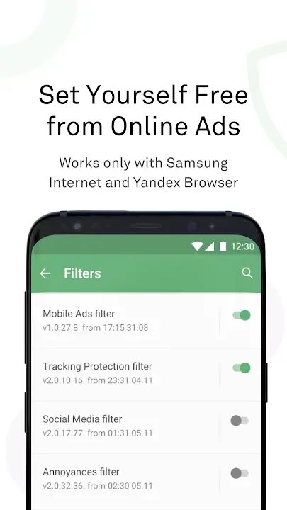 AdGuard MOD APK Best Ad Blocker and Privacy Protection App for Android [Premium Unlocked] Screenshot