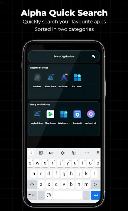 Alpha Hybrid Launcher MOD APK Best Custom Android Launcher and Home Screen App [Premium Unlocked] Screenshot