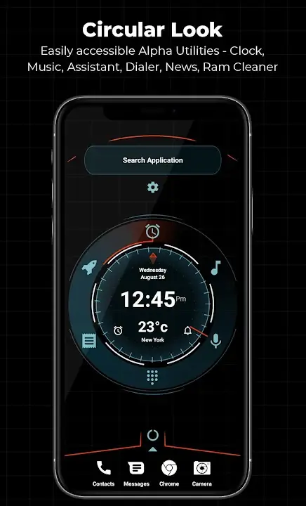 Alpha Hybrid Launcher MOD APK Best Custom Android Launcher and Home Screen App [Premium Unlocked] Screenshot