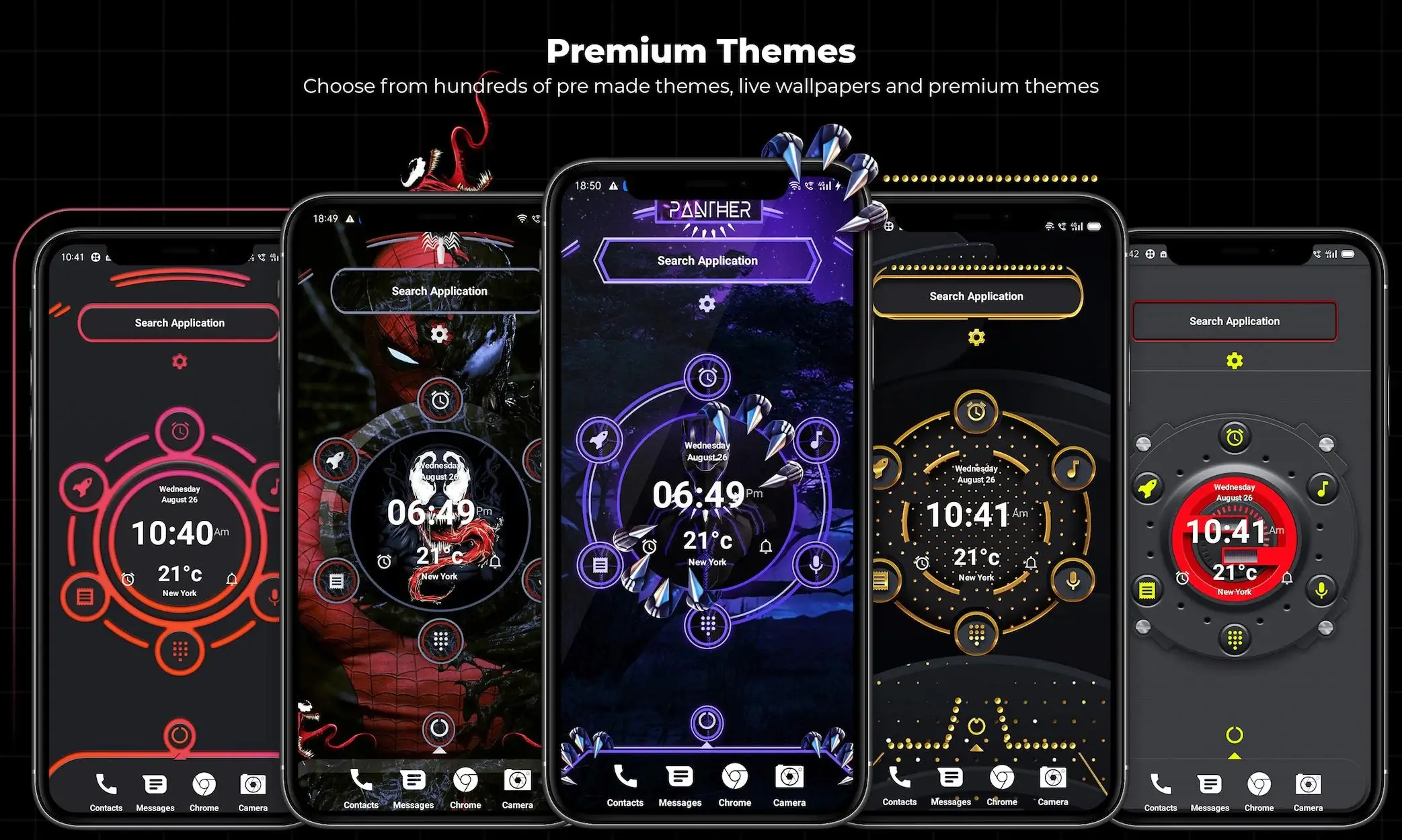 Alpha Hybrid Launcher MOD APK Best Custom Android Launcher and Home Screen App [Premium Unlocked] Screenshot
