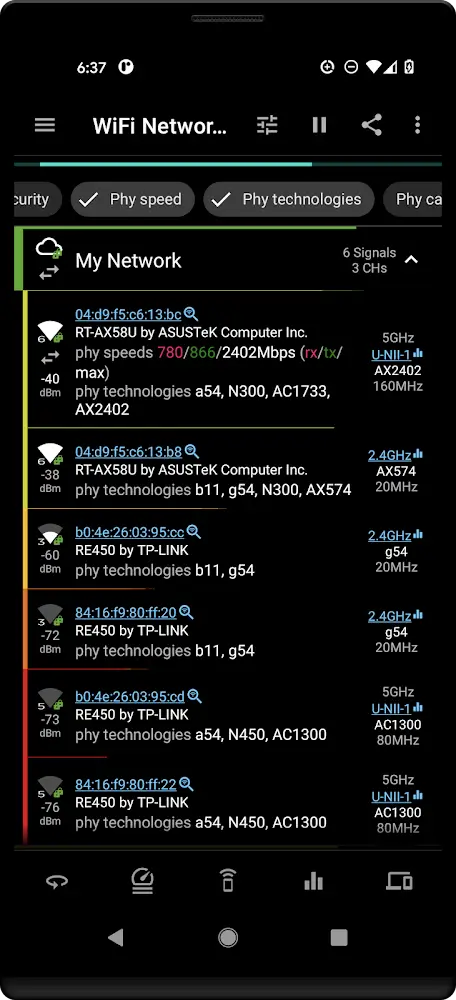 Analiti MOD APK Best WiFi Analyzer and Network Speed Test App for Android [Premium Unlocked] Screenshot