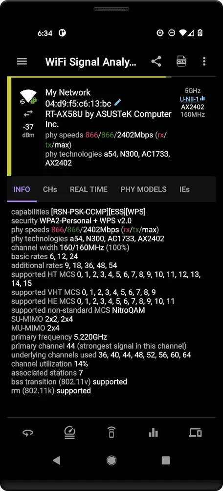 Analiti MOD APK Best WiFi Analyzer and Network Speed Test App for Android [Premium Unlocked] Screenshot