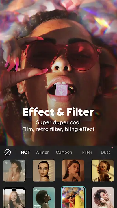 B612 MOD APK Best AI Camera and Photo Editing App for Android [Premium Unlocked] EXMODZ Screenshot