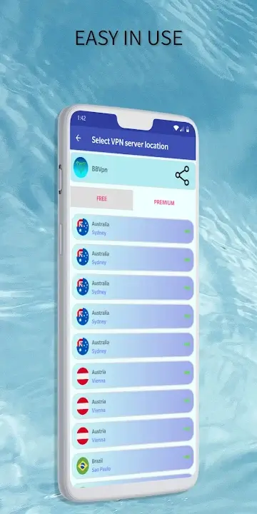 BBVPN MOD APK Best Secure VPN and Private Browsing App for Android [Premium Unlocked] Screenshot