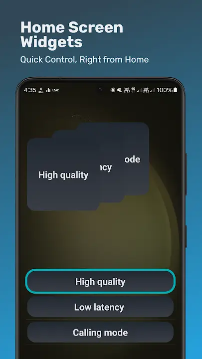 Bluetooth Codec Changer MOD APK Best Bluetooth Audio Codec Manager for Android [Premium Unlocked] Screenshot