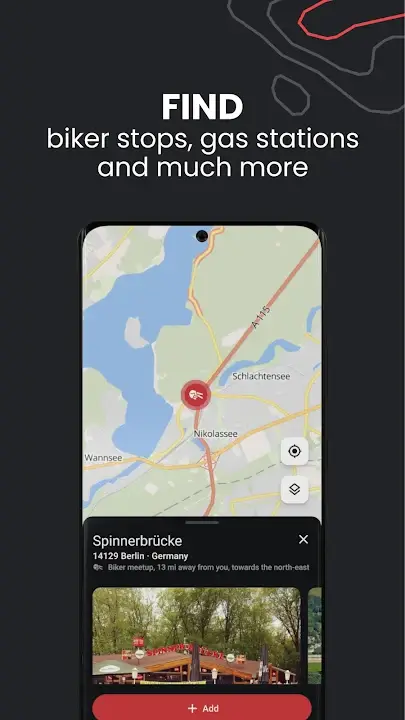 Calimoto MOD APK Best Motorcycle Route Planner and Navigation App for Android [Premium Unlocked] Screenshot