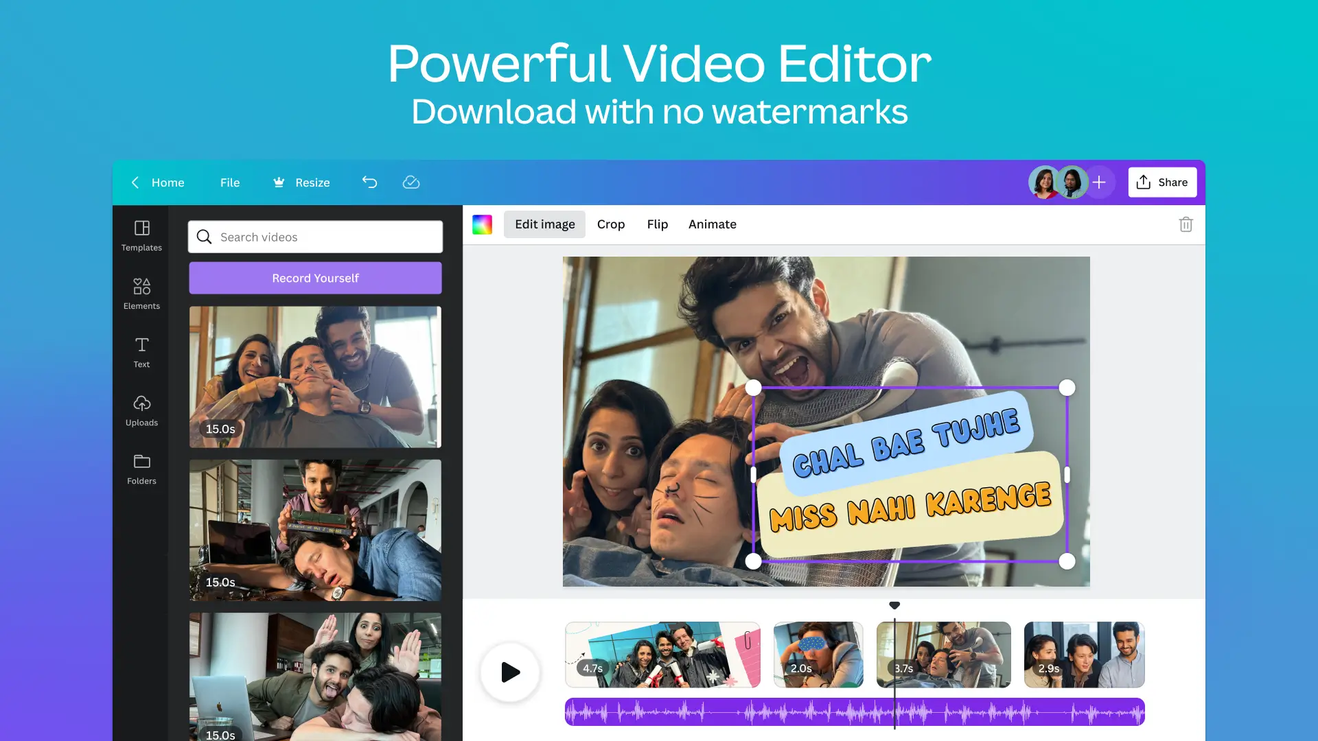 Canva MOD APK Premium Unlocked Graphic Design and Video Editor App For Android (Latest Version) Screenshot
