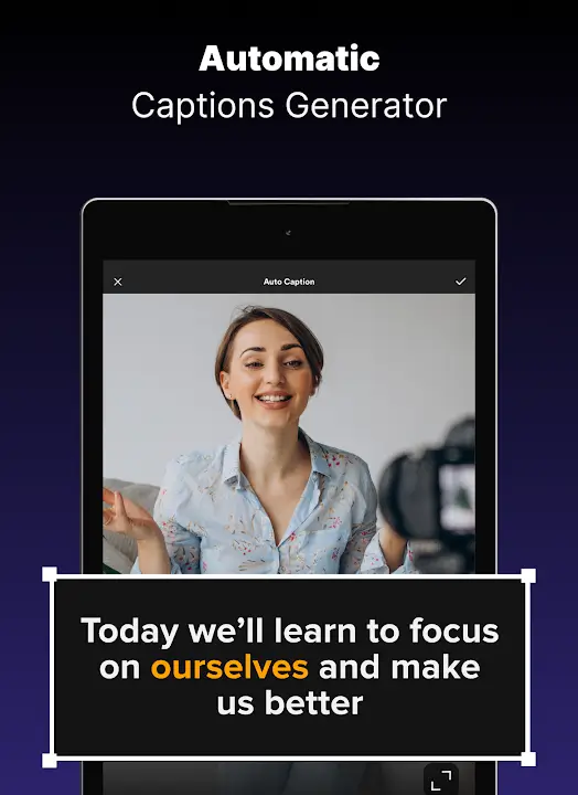 Captions MOD APK Best AI Video Captions and Subtitle Editor App for Android [Premium Unlocked] Screenshot