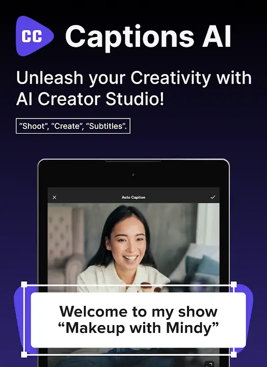 Captions MOD APK Best AI Video Captions and Subtitle Editor App for Android [Premium Unlocked] Screenshot