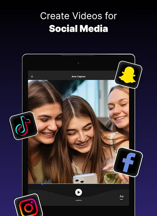 Captions MOD APK Best AI Video Captions and Subtitle Editor App for Android [Premium Unlocked] Screenshot