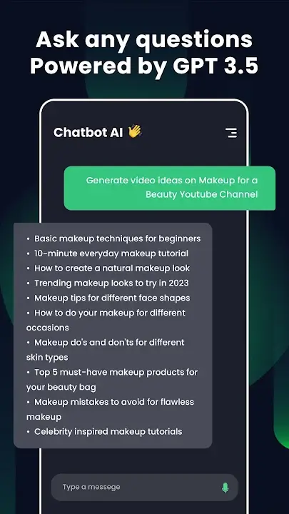 Chatbot AI MOD APK Best AI Assistant and Smart Chat App for Android [Premium Unlocked] Screenshot
