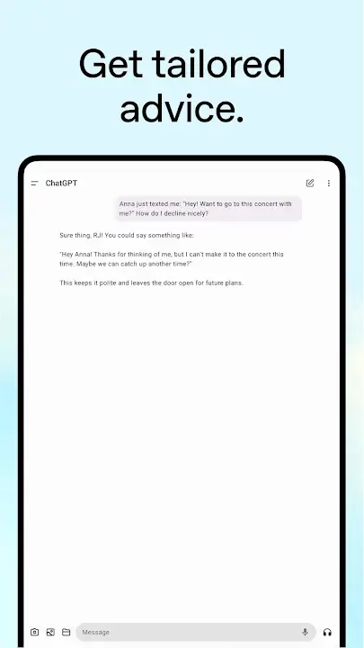 ChatGPT MOD APK Premium Unlocked AI Chat Assistant For Android (Latest Version) Screenshot