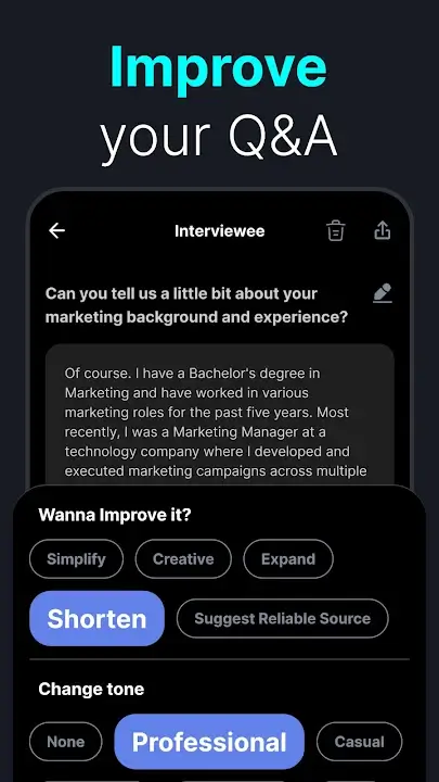 Chat Smith Premium APK AI Chat Assistant Writing Tool App For Android Latest Version Screenshot