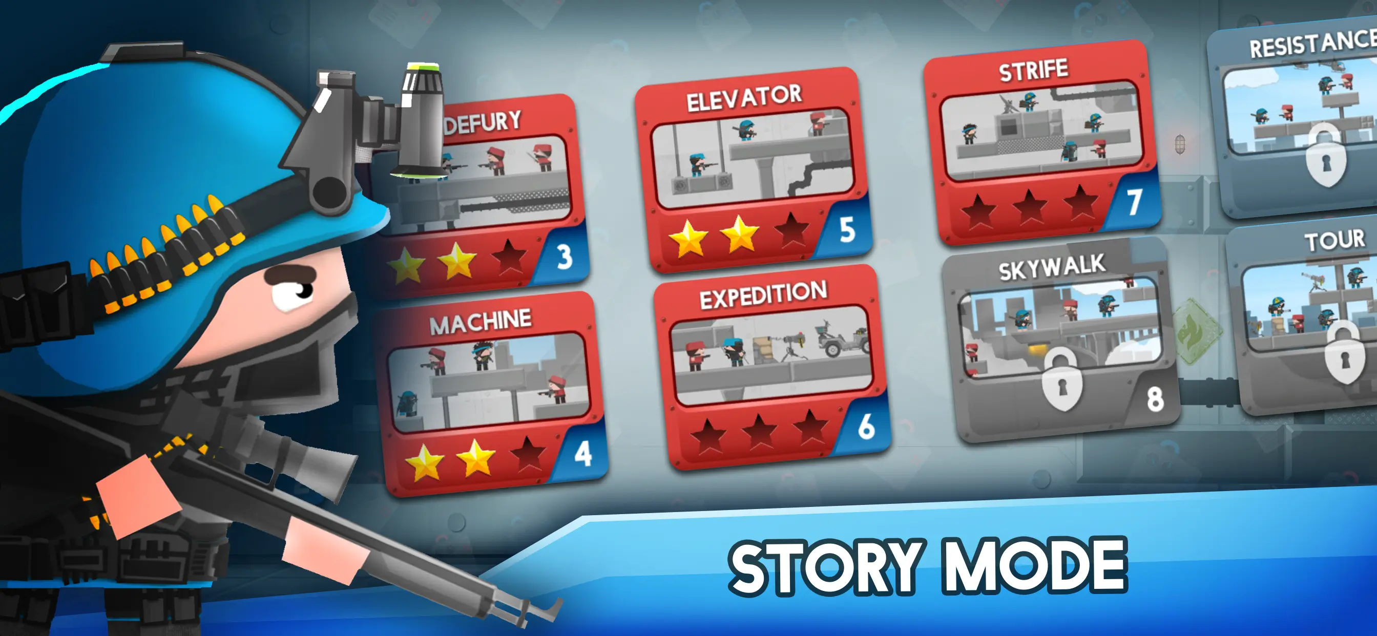 Clone Armies MOD APK Unlimited Money &amp; Ammo Strategy Shooting Game For Android (Latest Version) Screenshot