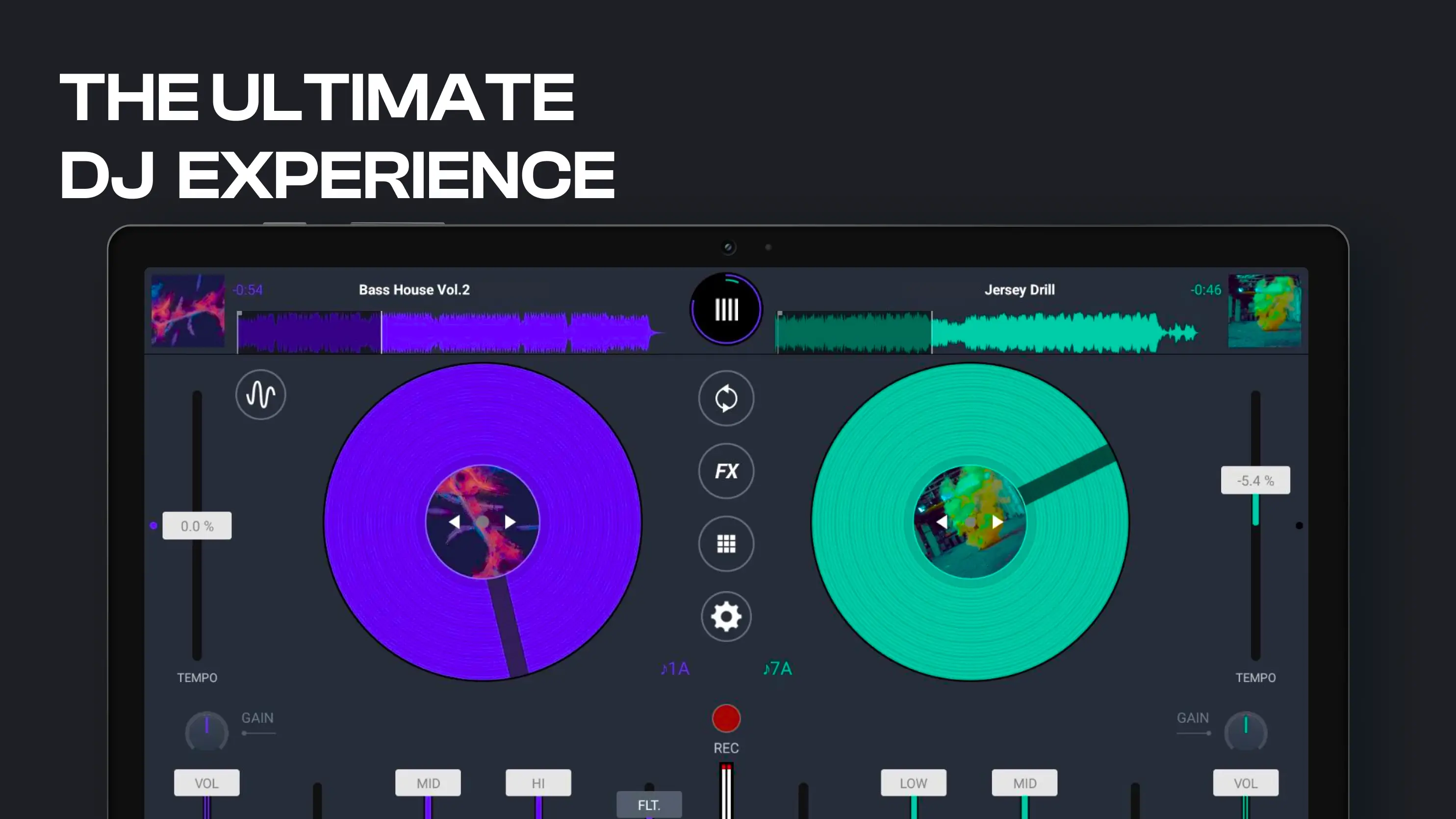 Cross DJ Pro MOD APK Best DJ Mixer and Music Remix App for Android [Premium Unlocked] Screenshot
