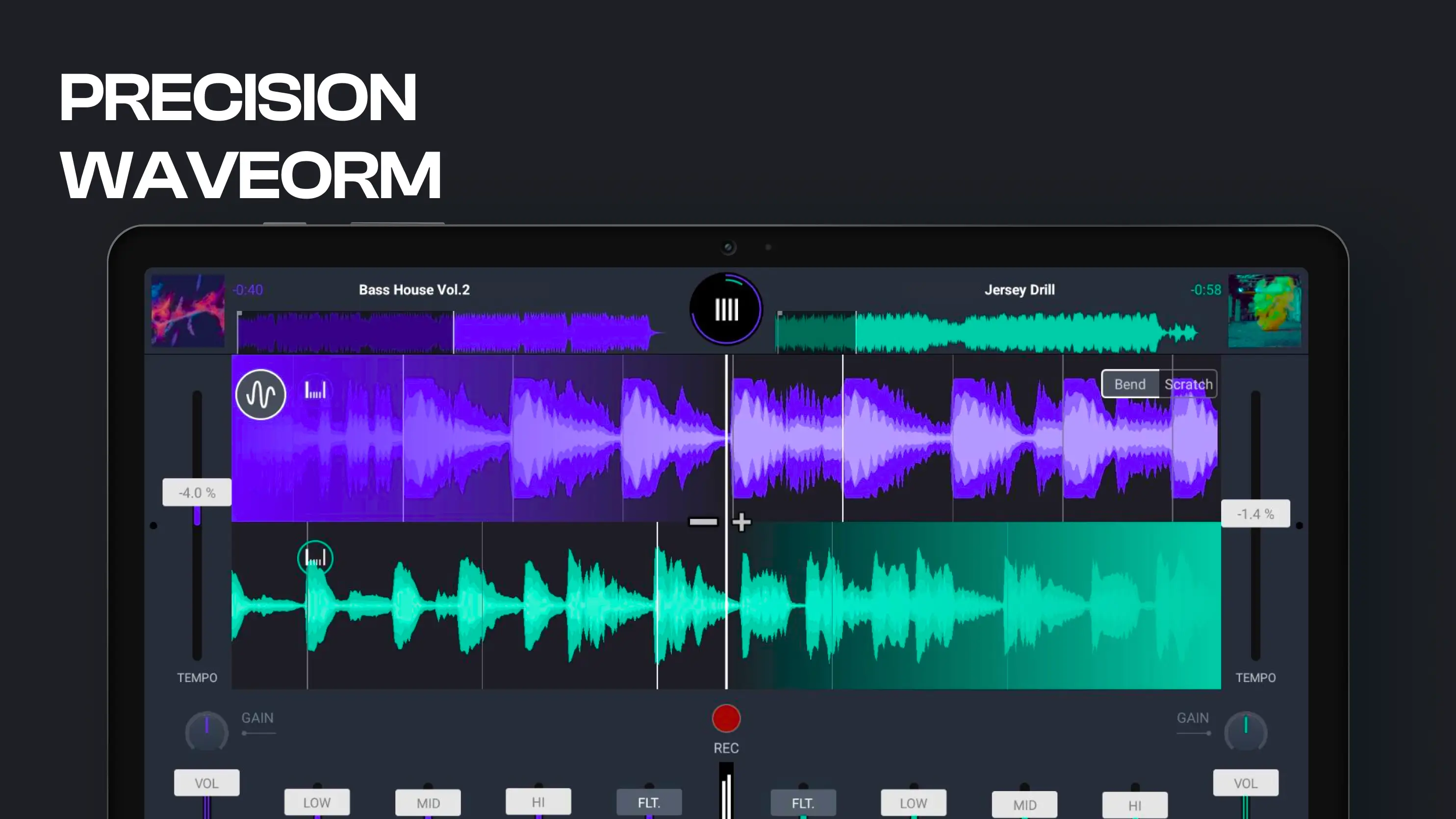 Cross DJ Pro MOD APK Best DJ Mixer and Music Remix App for Android [Premium Unlocked] Screenshot