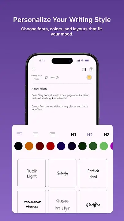 Daynote MOD APK Best Personal Diary and Journal App for Android v6.6.6 [Premium Unlocked] Screenshot