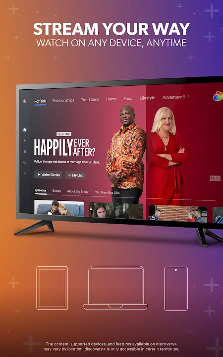 Discovery+ MOD APK Best Movies, TV Shows, and Documentary Streaming App for Android [Premium Unlocked] Screenshot