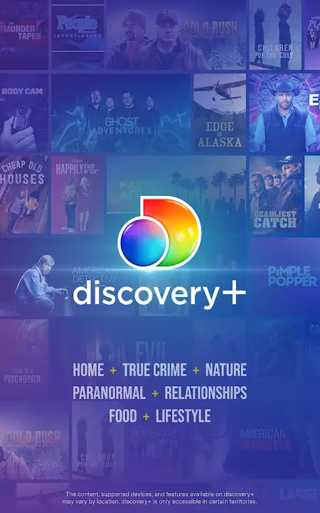 Discovery+ MOD APK Best Movies, TV Shows, and Documentary Streaming App for Android [Premium Unlocked] Screenshot