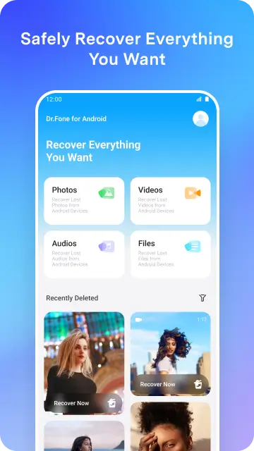 Dr.Fone MOD APK Premium Unlocked Data Recovery &amp; Phone Toolkit App For Android (Latest Version) Screenshot
