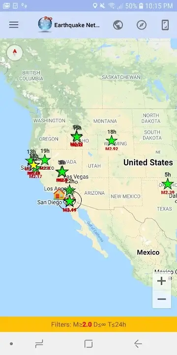 Earthquake Network MOD APK Best Earthquake Alert and Seismic Detection App for Android [Premium Unlocked] Screenshot