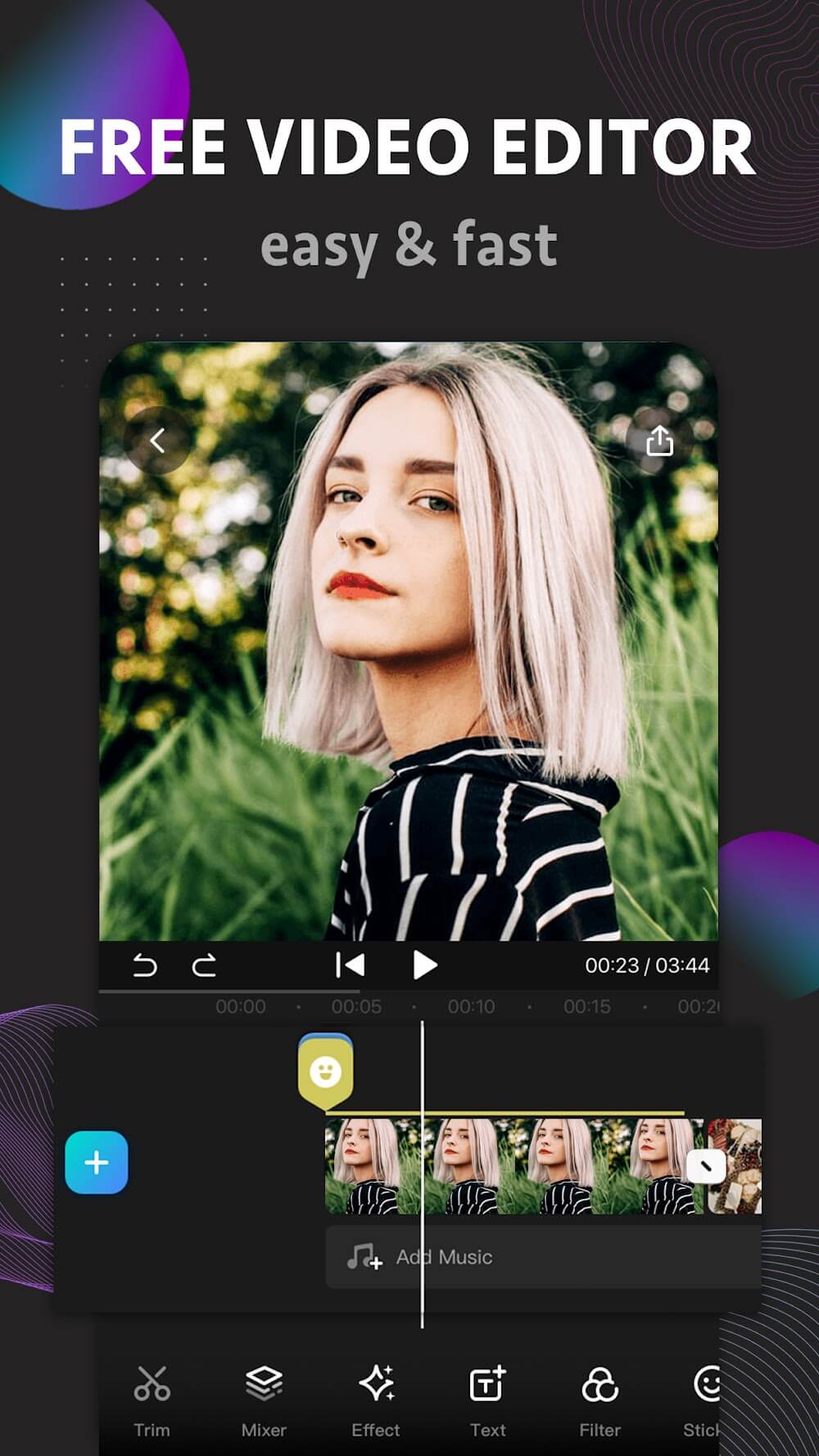 EasyCut MOD APK Best Video Editor and Movie Maker App for Android [Premium Unlocked] Screenshot