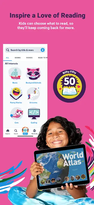 Epic! MOD APK Best Kids Reading and Learning App for Android [Premium Unlocked] Screenshot