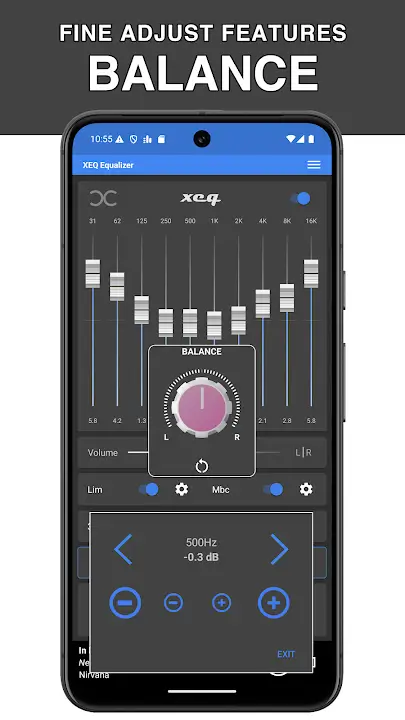 Equalizer XEQ MOD APK Best Music Equalizer and Bass Booster App for Android [Premium Unlocked] Screenshot