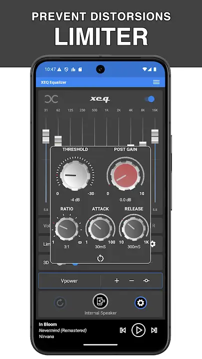 Equalizer XEQ MOD APK Best Music Equalizer and Bass Booster App for Android [Premium Unlocked] Screenshot