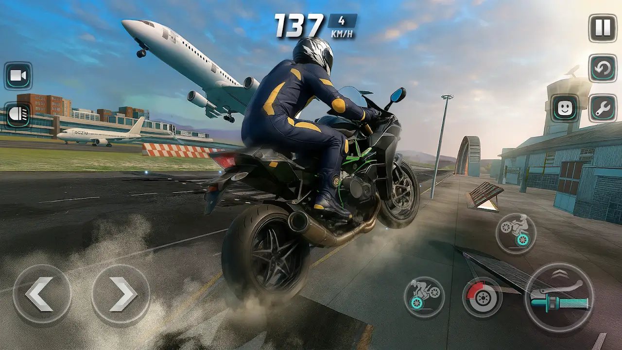 Extreme Motorcycle Simulator MOD APK Unlimited Money Bike Racing Game For Android (Latest Version) Screenshot