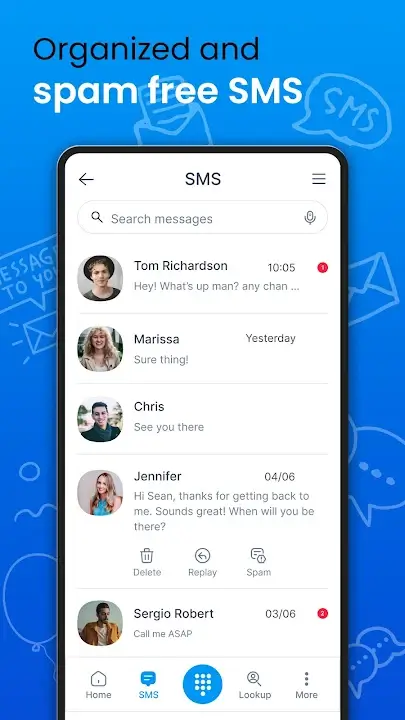 Eyecon Caller ID &amp; Spam Block MOD APK Best Caller ID and Contacts App for Android [Premium Unlocked] Screenshot