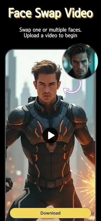 Face Over MOD APK Best Face Swap and AI Photo Editing App for Android [Premium Unlocked] Screenshot
