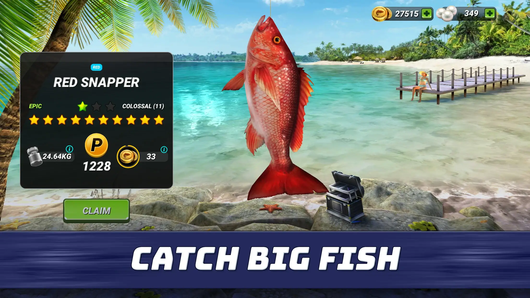 Fishing Clash MOD APK Best Realistic Fishing Simulator Game for Android [Unlimited Money] Screenshot