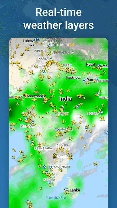 Flightradar24 MOD APK Best Flight Tracker and Aviation Monitoring App for Android [Premium Unlocked] Screenshot