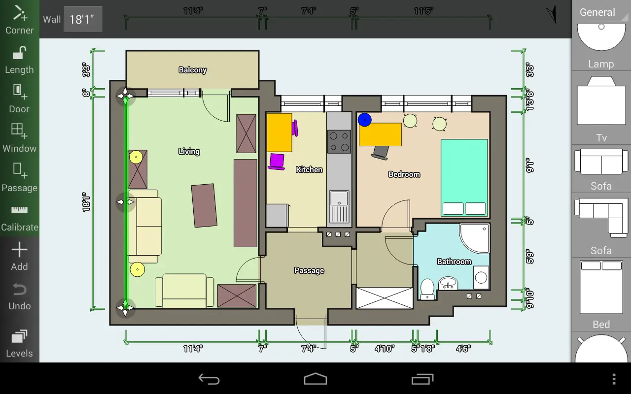 Floor Plan Creator MOD APK Best Home Design and Floor Planning App for Android [Premium Unlocked] Screenshot
