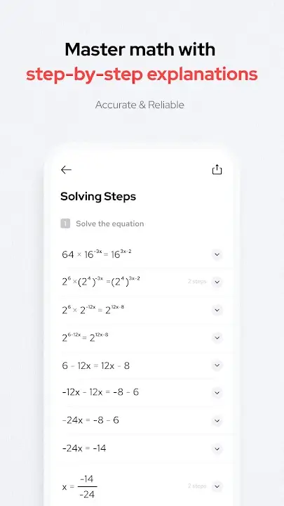 Gauthmath v1.94.1 MOD APK [Premium Unlocked] for Android Screenshot