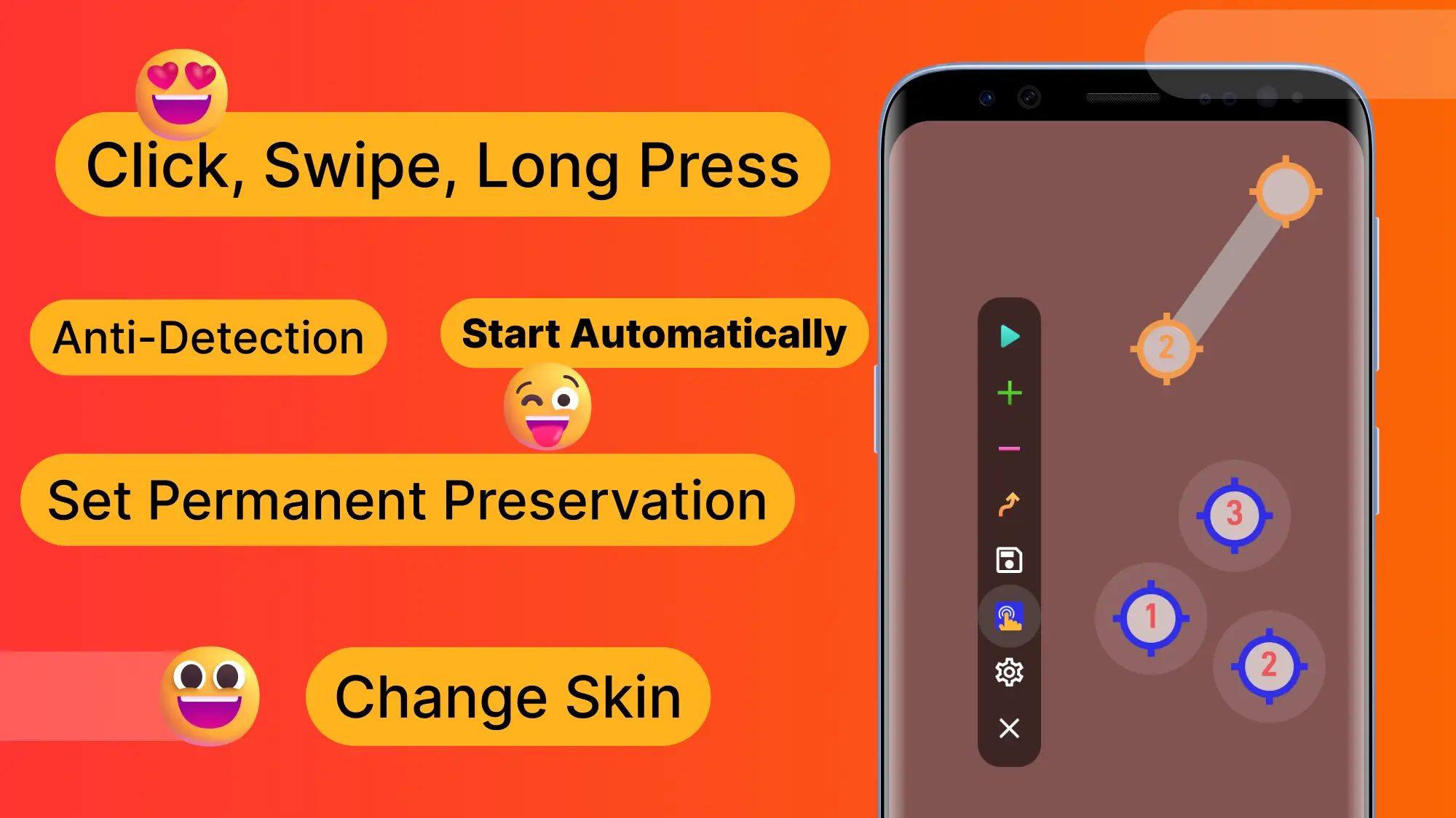 GC Auto Clicker MOD APK Best Automatic Tapping and Fast Click Assistant App for Android [Premium Unlocked] Screenshot