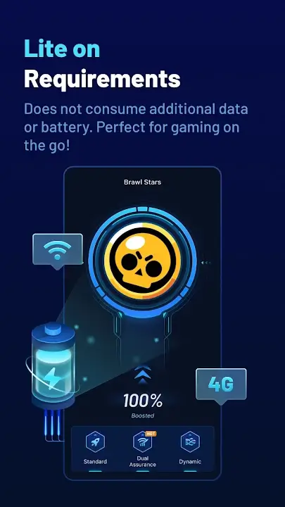 GearUP Booster MOD APK Best Gaming Network Optimizer App for Android [Premium Unlocked] Screenshot