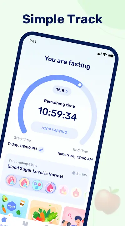 GoFasting APK Intermittent Fasting Tracker Weight Loss App For Android Latest Version Screenshot