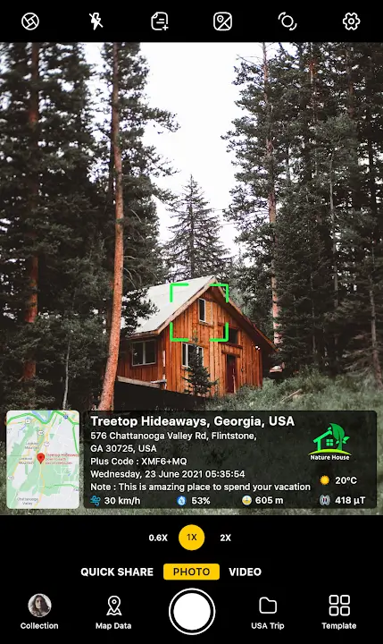 GPS Map Camera MOD APK Best Location Camera and Geotagging App for Android [Premium Unlocked] Screenshot