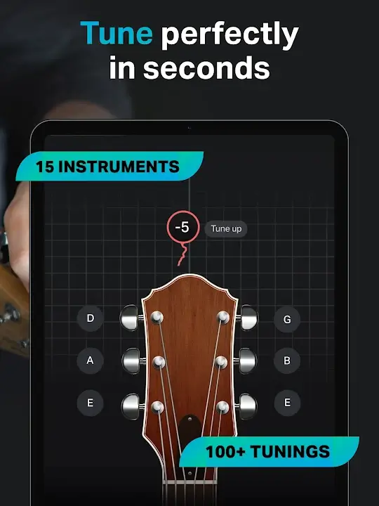 GuitarTuna MOD APK Best Guitar Tuner and Music Learning App for Android [Premium Unlocked] Screenshot