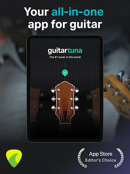 GuitarTuna MOD APK Best Guitar Tuner and Music Learning App for Android [Premium Unlocked] Screenshot
