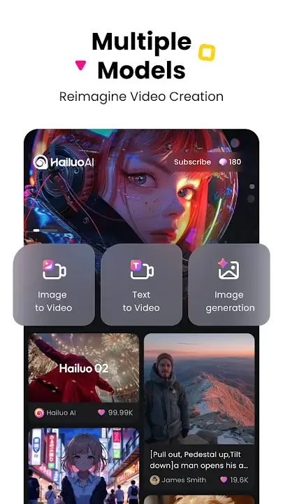 Hailuo AI MOD APK Best AI Video Generator and Creative Content App for Android [Premium Unlocked] Screenshot