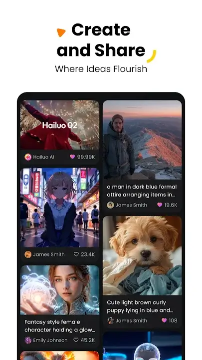 Hailuo AI MOD APK Best AI Video Generator and Creative Content App for Android [Premium Unlocked] Screenshot