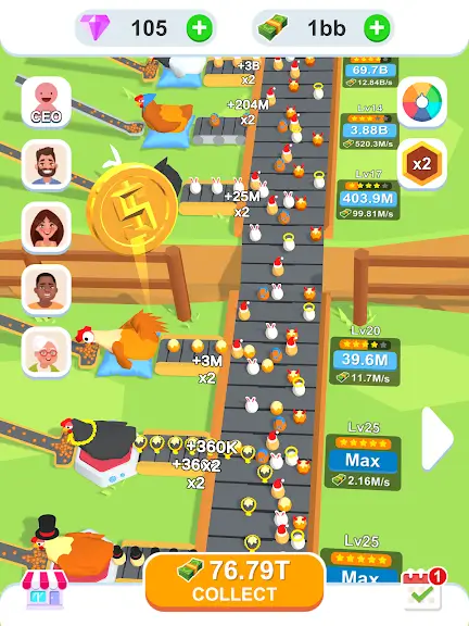 Idle Egg Factory MOD APK Unlimited Money Farming Simulator Game For Android (Latest Version) Screenshot