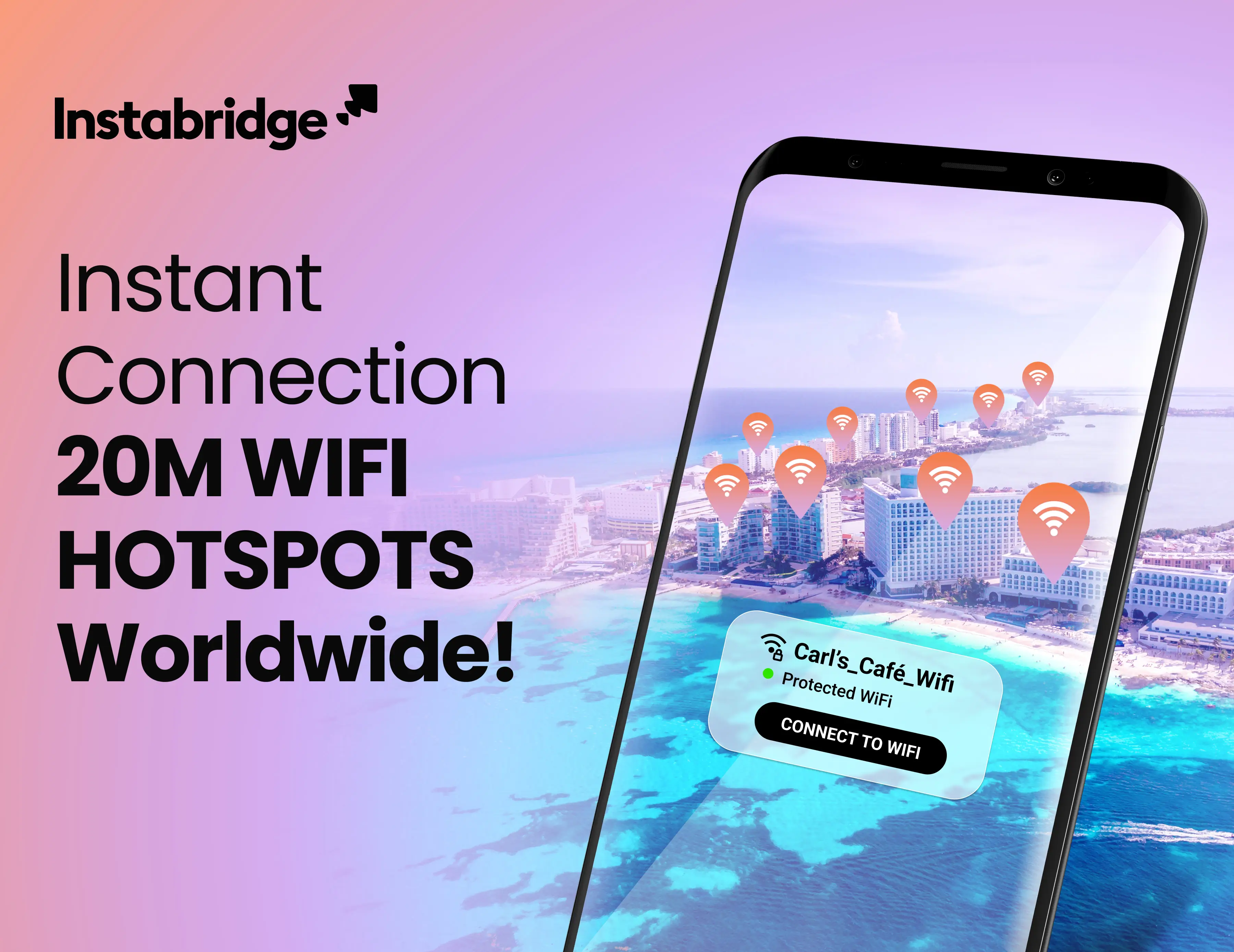 Instabridge  MOD APK [Premium Unlocked] for Android Screenshot