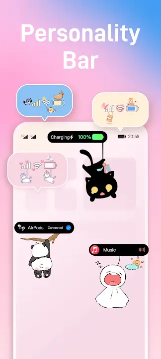 iScreen MOD APK Best Widgets and Home Screen Customization App for Android [Premium Unlocked] Screenshot