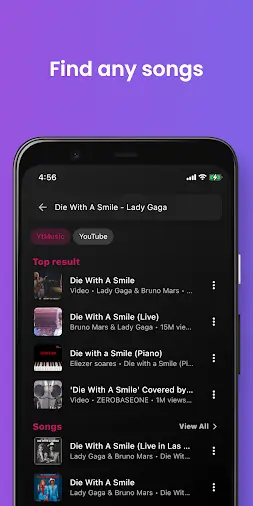 Joytify MOD APK Best Music Streaming and Audio Player App for Android [Premium Unlocked] Screenshot