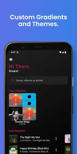 Joytify MOD APK Best Music Streaming and Audio Player App for Android [Premium Unlocked] Screenshot